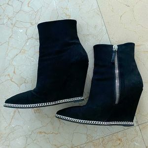 Giuseppe Zanotti Wedge Zip Bootie - Authentic